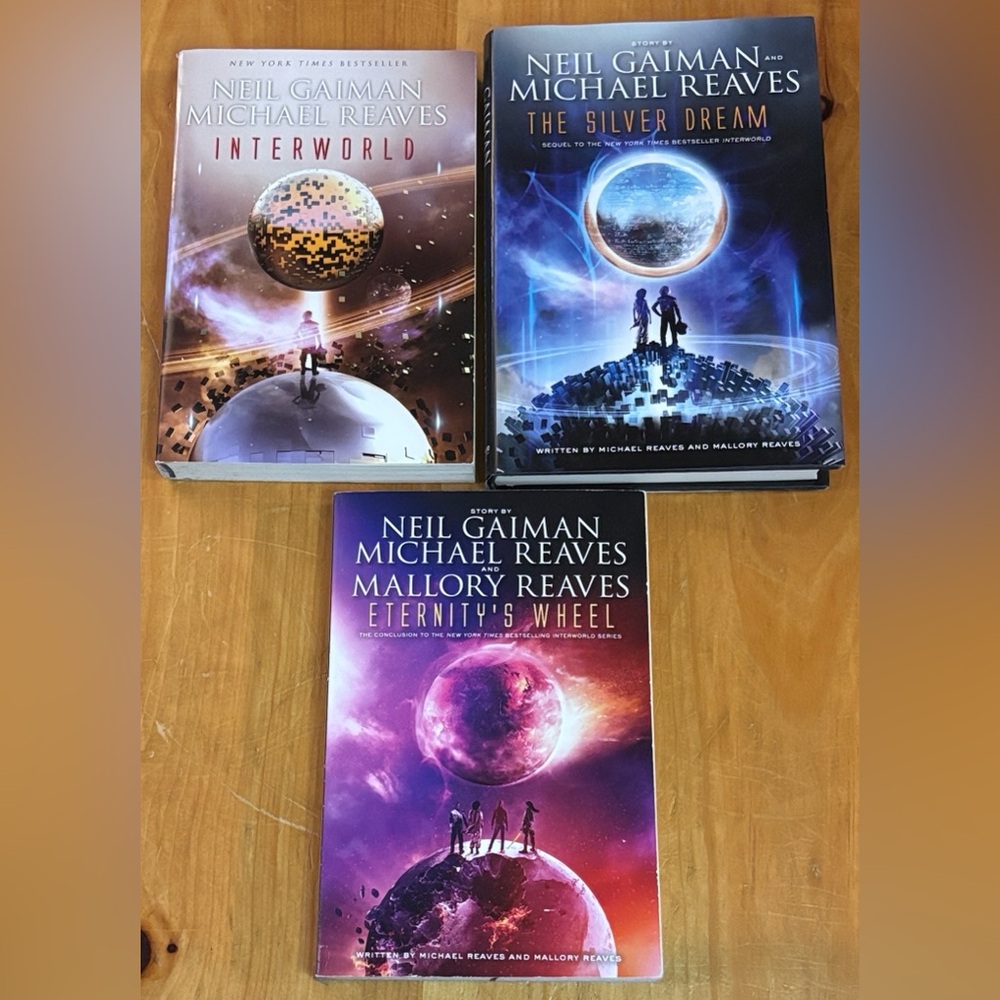 📖InterWorld Trilogy by Neil Gaiman and M. Reaves